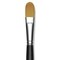 Trekell Synthetic Gold Taklon Brush - Filbert, Long Handle, Size 20